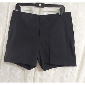 Eddie Bauer Womens Black Hiking Utility Shorts Size 14 Activewear Travel